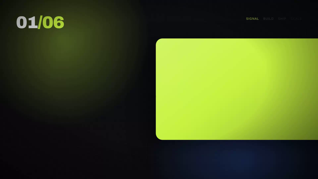 Still from an AI motion video maker demo rendered in P2V Studio